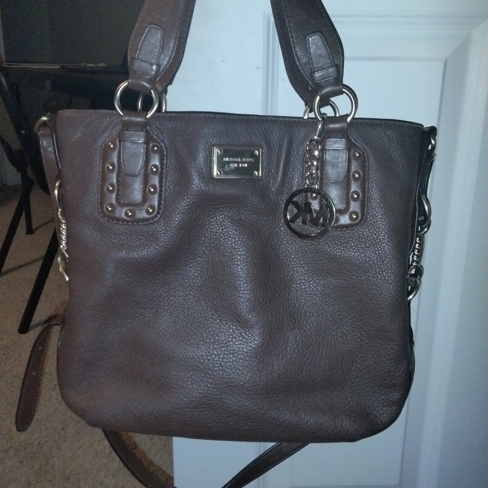 Michael Kors Brown Leather Tote